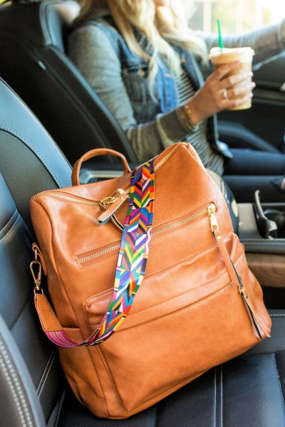 Vegan Leather Convertible Backpack Purses