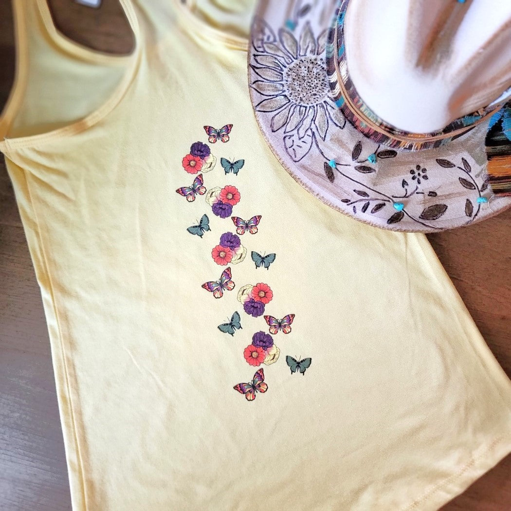 Bloom Wild and Untamed Graphic Tank Top