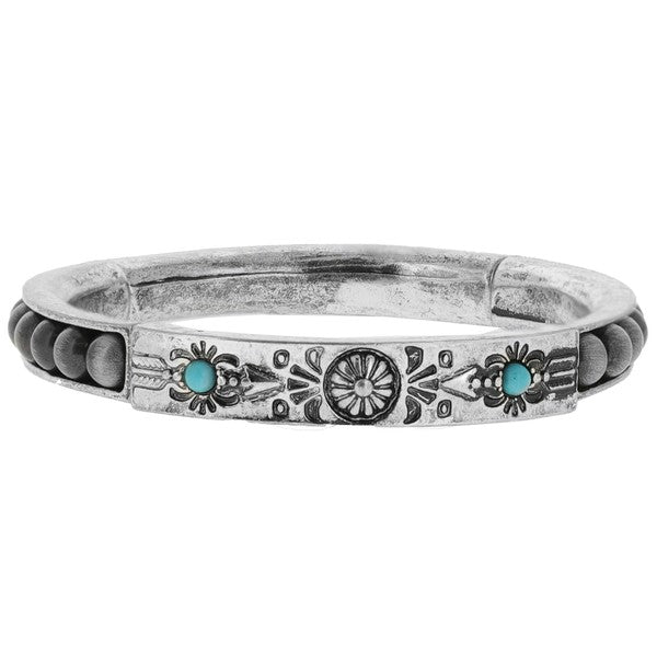 Navajo Pearls Bangle Bracelet