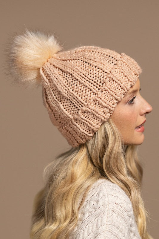 Soft Cable Knit Beanie - Assorted Colors!